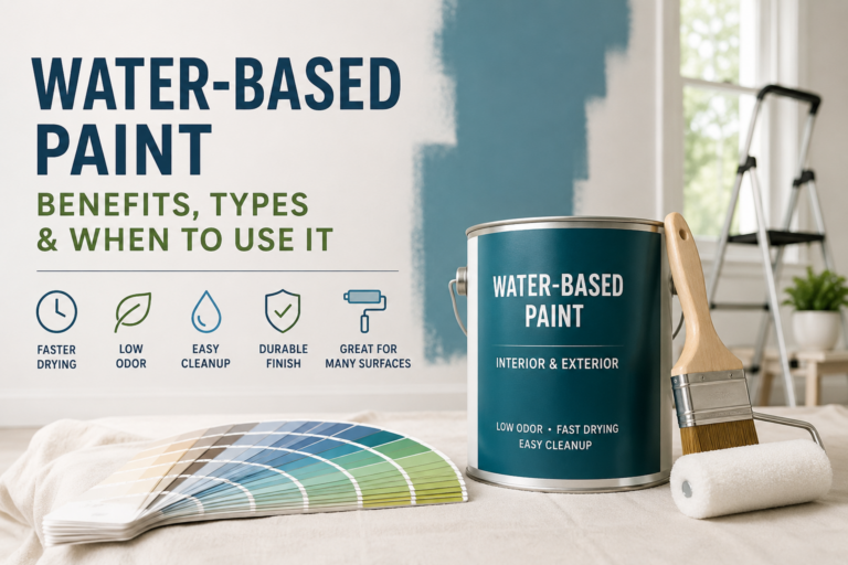Water-Based Paint: Benefits, Types & When to Use It